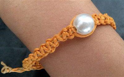 bracelet en macramé