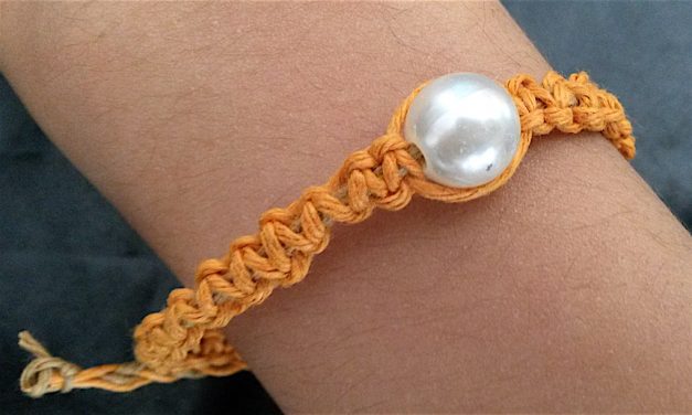 bracelet en macramé